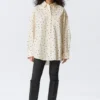 Camisas oversize de manga larga – Amarillo claro – Lunares Camisas oversize de manga larga – Amarillo claro – Lunares