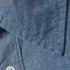 Camisas oversize de manga larga de denim – Azul Camisas oversize de manga larga de denim – Azul