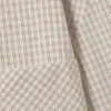 Camisas oversize de popelín de manga larga – A cuadros beige claro