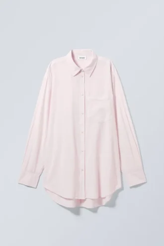 Camisas oversize Jody – Rosa empolvado