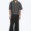 Camisas Resort holgadas de manga corta – Cuadros grises Camisas Resort holgadas de manga corta – Cuadros grises