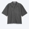 Camisas Resort holgadas de manga corta – Cuadros grises Camisas Resort holgadas de manga corta – Cuadros grises