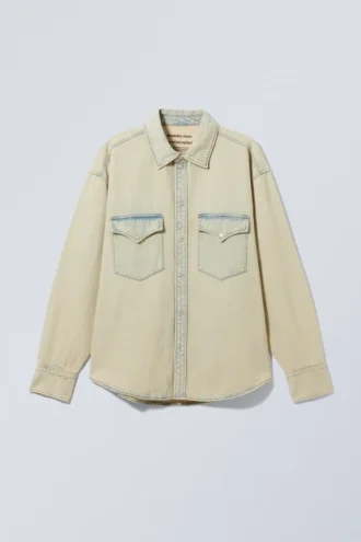 Camisas vaqueras de manga larga Ash – Decoloradas al sol