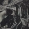 Camiseta ajustada con cuello en V y estampado – Negro – Estampado de ciencia ficción Camiseta ajustada con cuello en V y estampado – Negro – Estampado de ciencia ficción