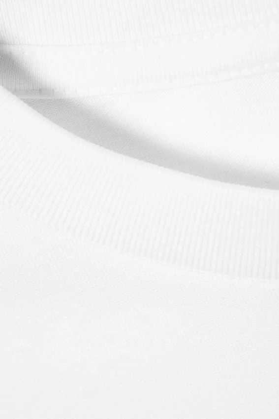 Camiseta ajustada con pinzas – Blanca Camiseta ajustada con pinzas – Blanca