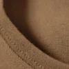 Camiseta ajustada de algodón de manga corta – Beige oscuro lavado Camiseta ajustada de algodón de manga corta – Beige oscuro lavado