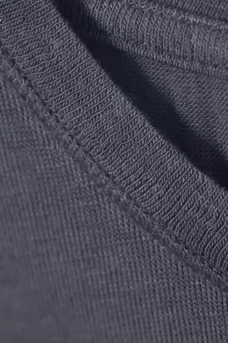 Camiseta ajustada suave y transparente – Azul empolvado