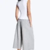 Camiseta con botones de perla – Blanca – Botones de perla
