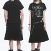 Camiseta con cuello redondo y estampado de Yungblud – Negro mate Camiseta con cuello redondo y estampado de Yungblud – Negro mate