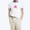 Camiseta con estampados – Blanca – Estrella Camiseta con estampados – Blanca – Estrella