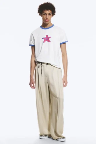 Camiseta con estampados – Blanca – Estrella