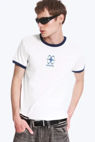 Camiseta con estampados – Blanco – Estampado Beats