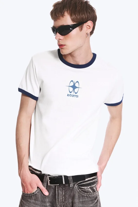 Camiseta con estampados – Blanco – Estampado Beats Camiseta con estampados – Blanco – Estampado Beats