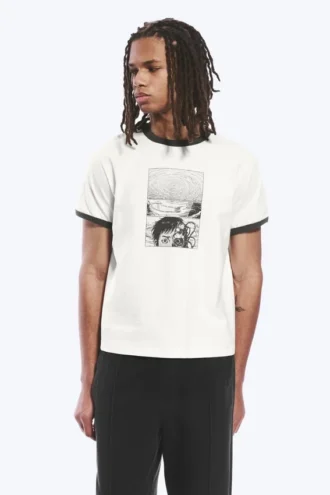 Camiseta con estampados – Blanco – Página de cómic