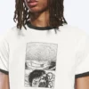 Camiseta con estampados – Blanco – Página de cómic Camiseta con estampados – Blanco – Página de cómic