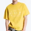 Camiseta con estampados de corte recto – Amarilla – Italia Camiseta con estampados de corte recto – Amarilla – Italia