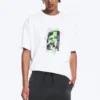 Camiseta con estampados de corte recto – Blanca – Face Off Camiseta con estampados de corte recto – Blanca – Face Off