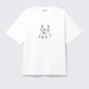 Camiseta con estampados de corte recto – Blanca – Smilish Camiseta con estampados de corte recto – Blanca – Smilish