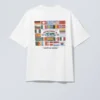Camiseta con estampados de corte recto – Blanca – World Cup 99 Camiseta con estampados de corte recto – Blanca – World Cup 99