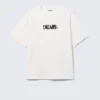 Camiseta con estampados de corte recto – Blanco – Dreams Camiseta con estampados de corte recto – Blanco – Dreams