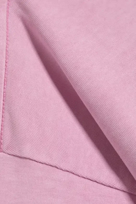 Camiseta con estampados de corte recto – Rosa Camiseta con estampados de corte recto – Rosa