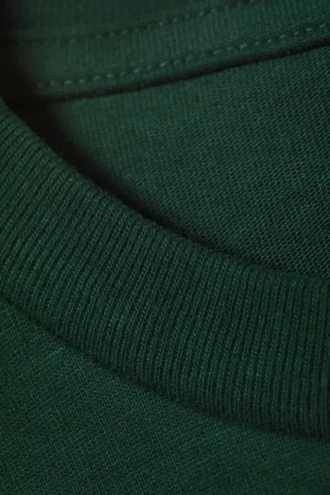 Camiseta con estampados de corte recto – Verde oscuro – Fntsy