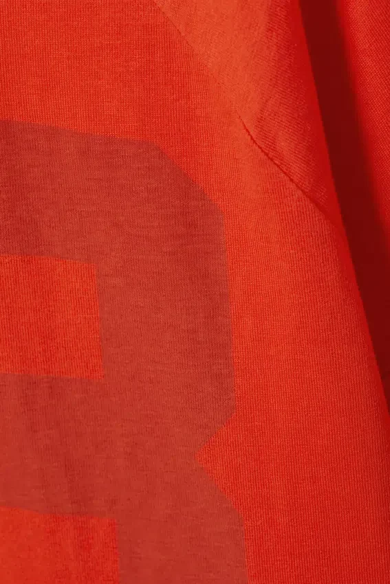 Camiseta corta de manga larga – Naranja brillante – 08 Camiseta corta de manga larga – Naranja brillante – 08