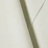 Camiseta de algodón de corte recto y tejido grueso – Verde claro apagado Camiseta de algodón de corte recto y tejido grueso – Verde claro apagado