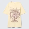 Camiseta de algodón de corte regular – Amarillo claro – Tendre Orage Camiseta de algodón de corte regular – Amarillo claro – Tendre Orage