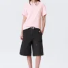 Camiseta de algodón de corte regular y suave – Rosa claro Camiseta de algodón de corte regular y suave – Rosa claro