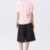 Camiseta de algodón de corte regular y suave – Rosa claro Camiseta de algodón de corte regular y suave – Rosa claro