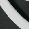 Camiseta de algodón de manga corta con ribetes en contraste – Gris oscuro y blanco Camiseta de algodón de manga corta con ribetes en contraste – Gris oscuro y blanco