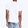 Camiseta de algodón de manga corta encogida – Blanca Camiseta de algodón de manga corta encogida – Blanca