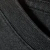 Camiseta de algodón de manga corta encogida – Negro lavado Camiseta de algodón de manga corta encogida – Negro lavado