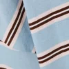 Camiseta de algodón de manga larga – Azul/Rayas multicolores Camiseta de algodón de manga larga – Azul/Rayas multicolores