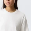 Camiseta de algodón de manga larga con capas – Blanca Camiseta de algodón de manga larga con capas – Blanca