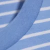 Camiseta de algodón de manga larga – Rayas azules y blancas