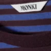 Camiseta de algodón de manga larga – Rayas azules y burdeos Camiseta de algodón de manga larga – Rayas azules y burdeos
