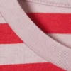 Camiseta de algodón de manga larga – Rayas rojas y rosas Camiseta de algodón de manga larga – Rayas rojas y rosas
