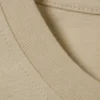 Camiseta de algodón de manga larga y corte recto – Beige claro Camiseta de algodón de manga larga y corte recto – Beige claro