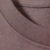 Camiseta de algodón holgada y de corte recto – Burdeos