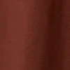 Camiseta de algodón holgada y de corte recto – Color óxido