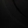 Camiseta de canalé de corte recto y entallado – Negro Camiseta de canalé de corte recto y entallado – Negro