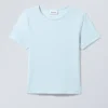 Camiseta de corte ajustado – Azul claro