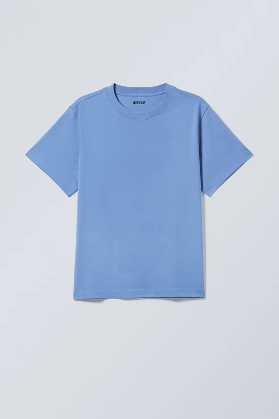 Camiseta de corte clásico – Azul Camiseta de corte clásico – Azul