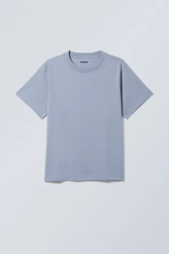 Camiseta de corte clásico – Azul claro empolvado