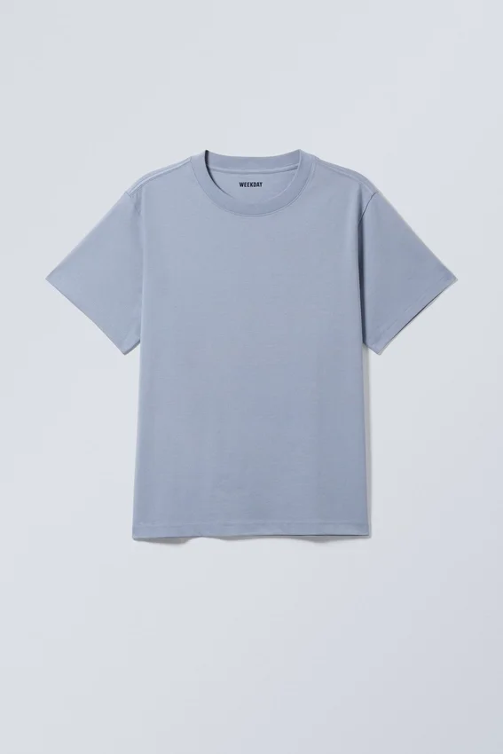 Camiseta de corte clásico – Azul claro empolvado Camiseta de corte clásico – Azul claro empolvado