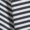 Camiseta de corte clásico – Blanca – Rayas azul marino Camiseta de corte clásico – Blanca – Rayas azul marino