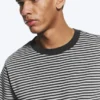 Camiseta de corte clásico – Rayas grises Camiseta de corte clásico – Rayas grises