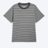 Camiseta de corte clásico – Rayas grises Camiseta de corte clásico – Rayas grises